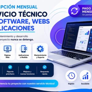 Suscripción Servicio Técnico Ref.0001