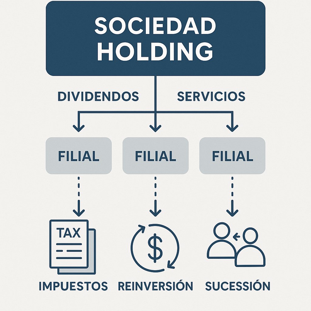 Sociedad holding en España (2026): cómo crearla, ventajas fiscales y guía práctica para pymes y empresas familiares