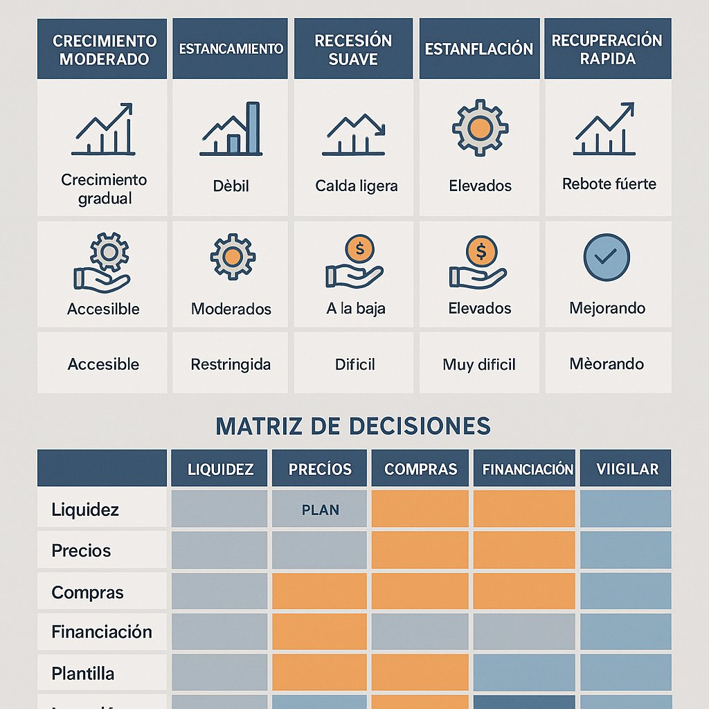 Escenarios macroeconómicos 2026‑2027: guía práctica para que tu pyme tome decisiones hoy