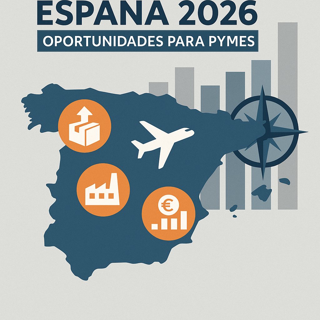 Posición de España en la economía global (2026): oportunidades y riesgos prácticos para pymes y autónomos